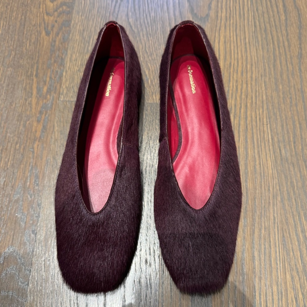 Reformation Prudence Pony Hair Flats - Picture 7 of 9